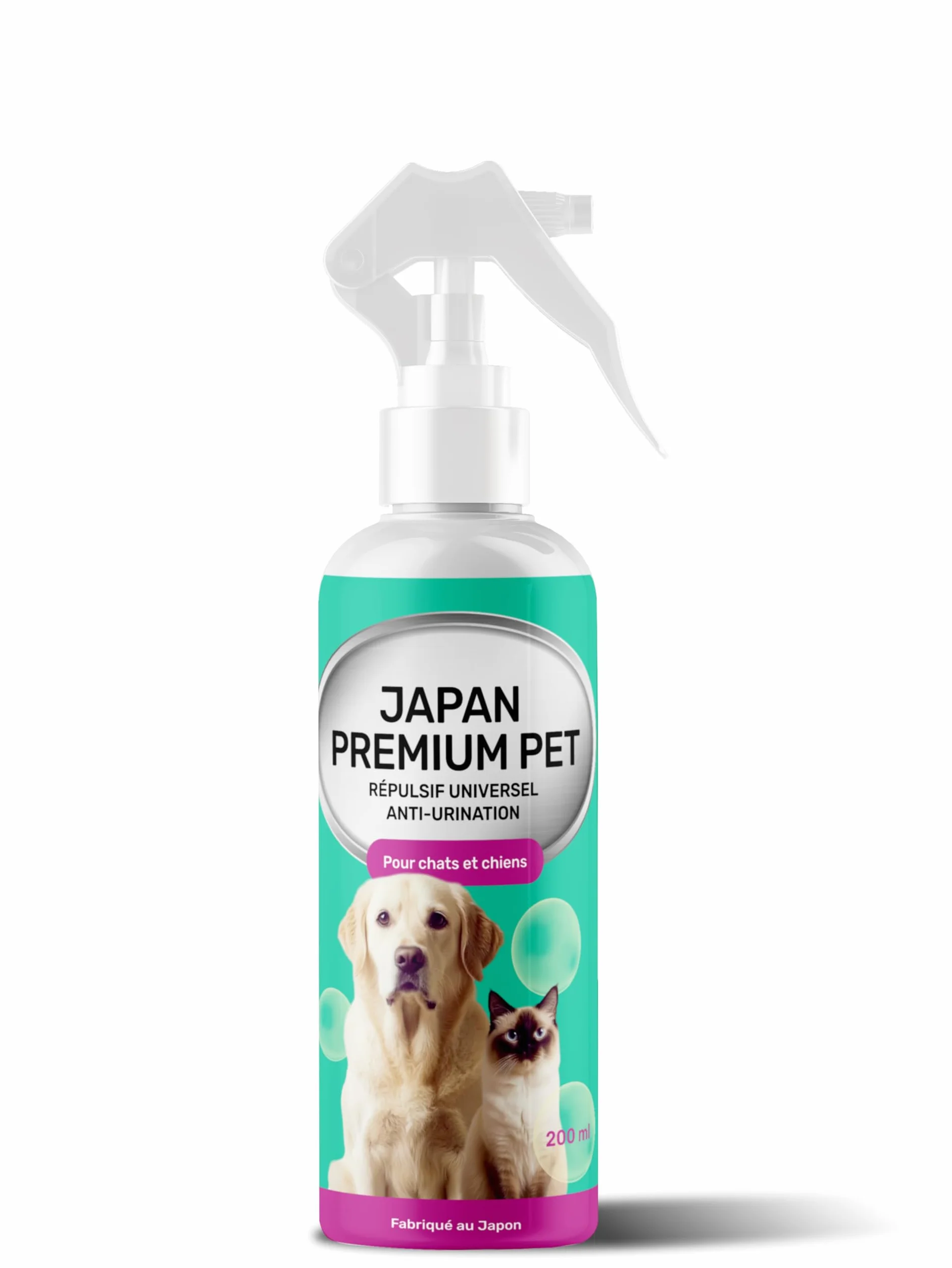 Spray Anti-Pipi pour Chiens et Chats Répulsif Intérieur 200 ml