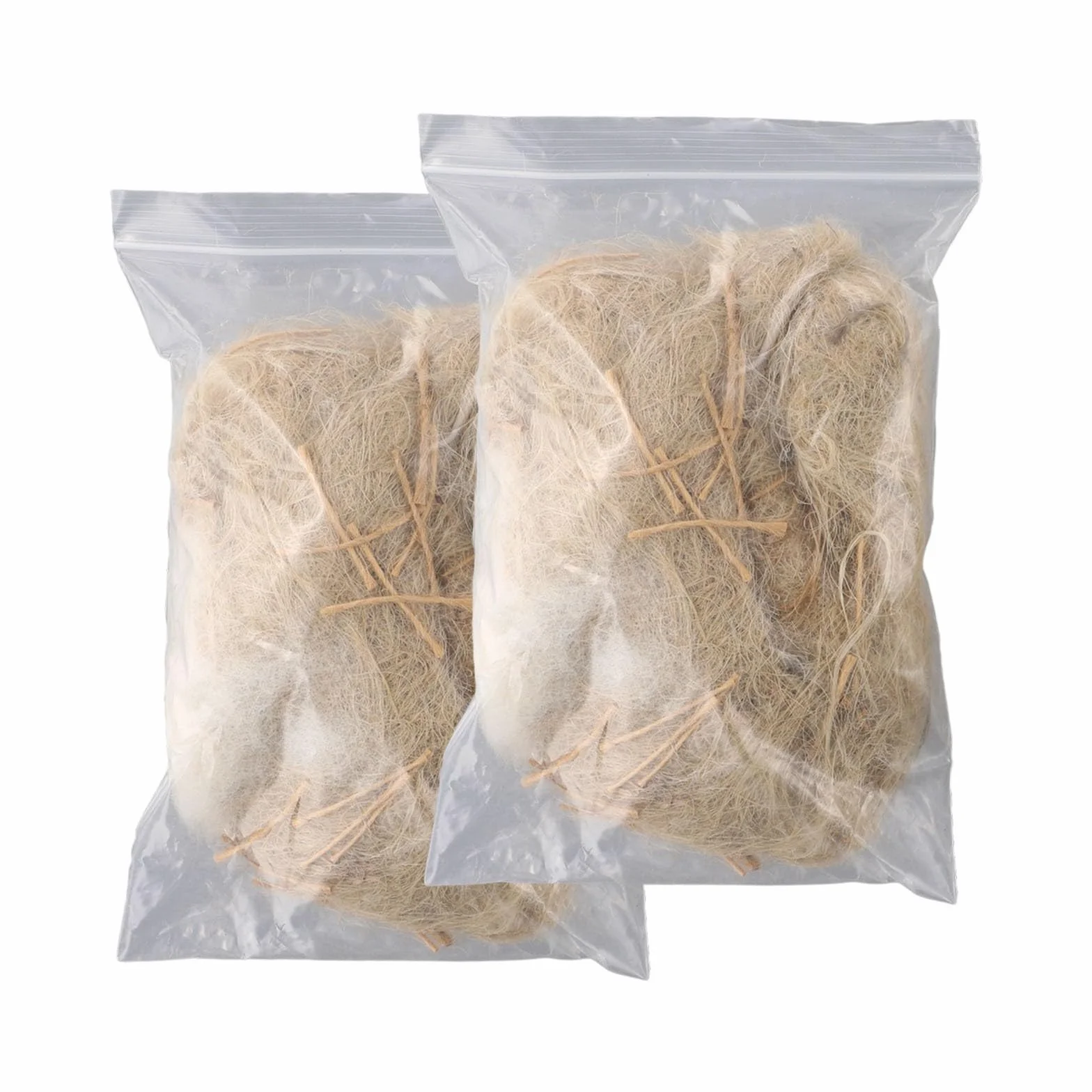 Oniissy Lot de 2 matériaux de nidification pour oiseaux, jute coton 80 g