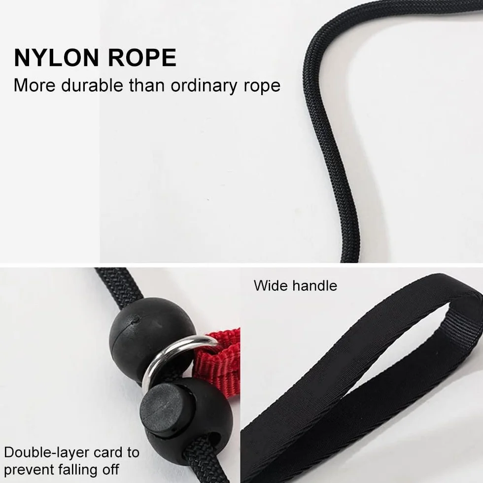 Laisse Dressage Rembourrée Corde,1,4 m Laisse de Contrôle Professionnelle avec 2 Poignées pour Chien Chiots de Petite Taille Moyenne