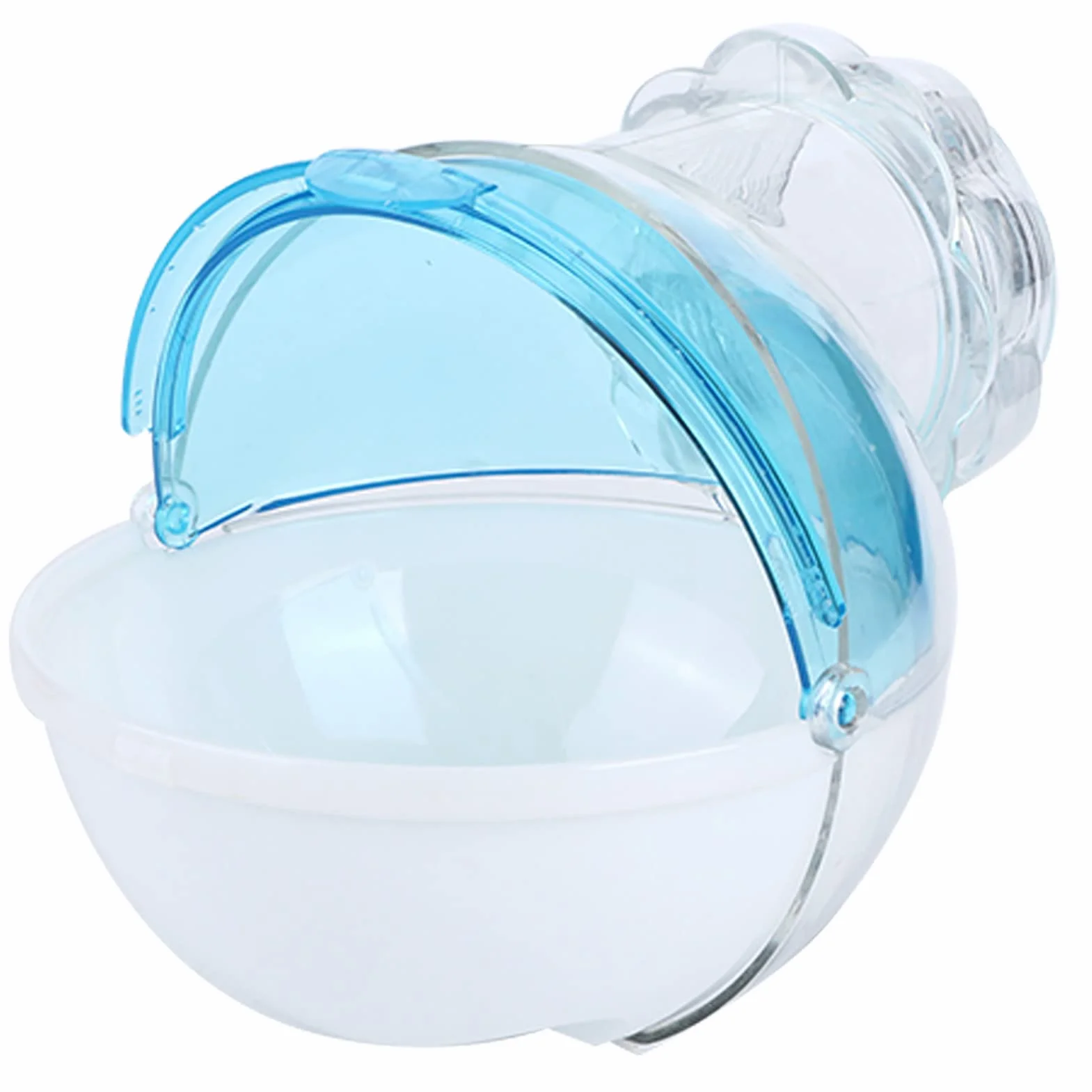 KIMISS Cage Métallique pour Hamster avec Bac à Sable de Bain – Bac à Litière pour Salle de Bain pour Petits Animaux | Idéal pour Les Hamsters, Les Souris et Autres Petits Rongeurs (Blue)