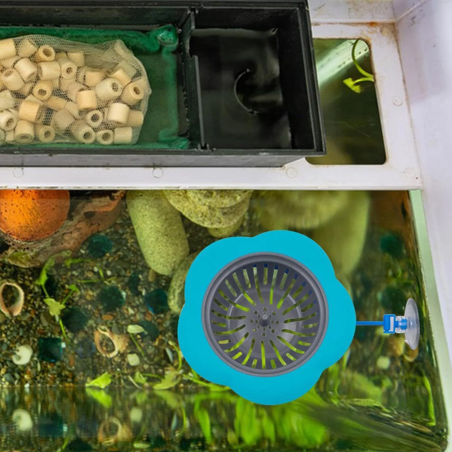 Déflecteur pour débit d'eau d'aquarium - Contrôleur de débit, outil de changement d'eau sûr et inodore