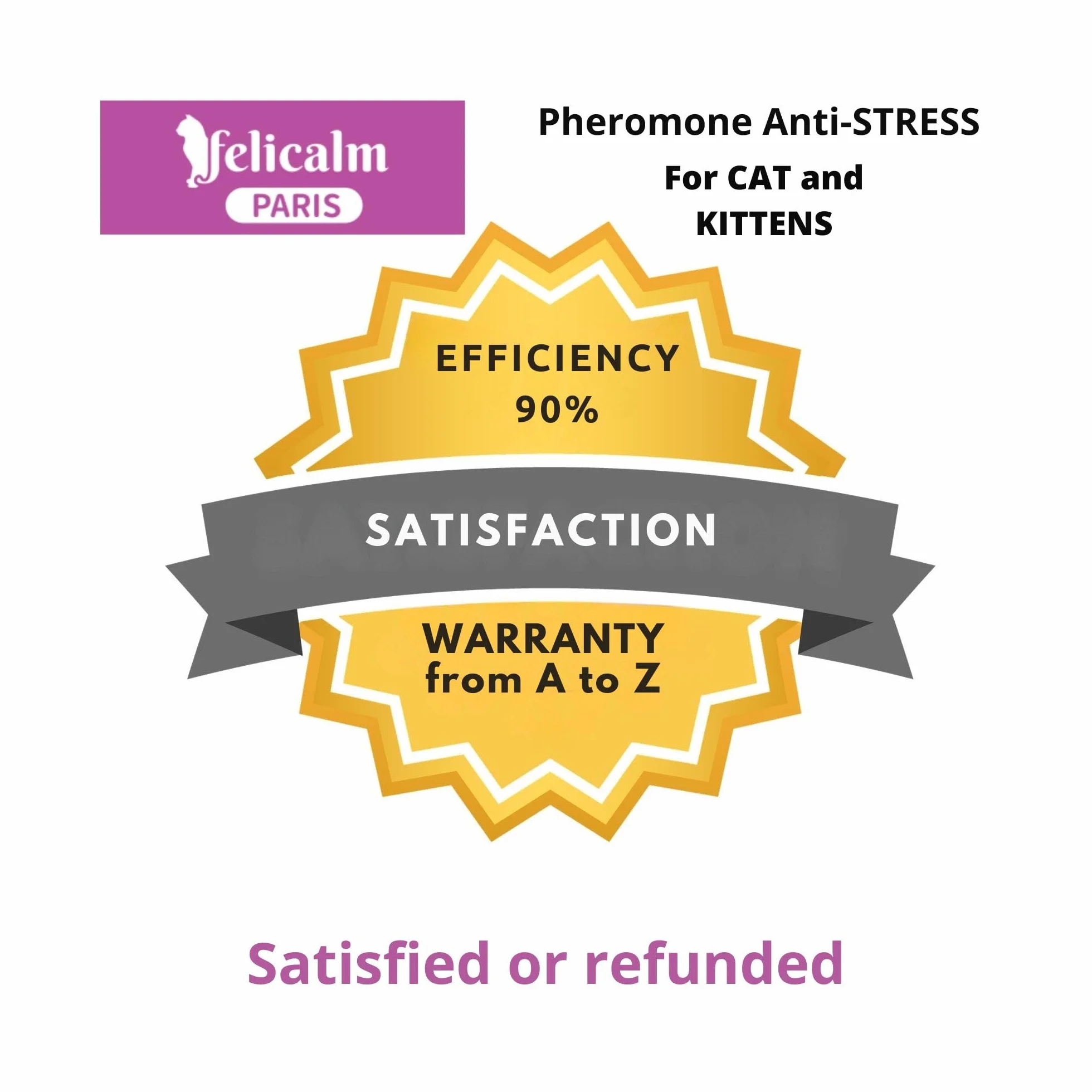 PHEROMONE Diffuseur Intelligent pour Chat et Chaton 48ML Anti Stress Calmant