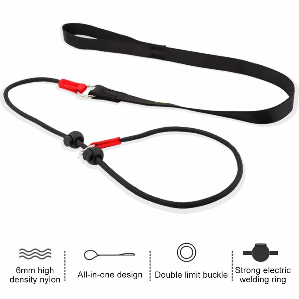 Laisse Dressage Rembourrée Corde,1,4 m Laisse de Contrôle Professionnelle avec 2 Poignées pour Chien Chiots de Petite Taille Moyenne