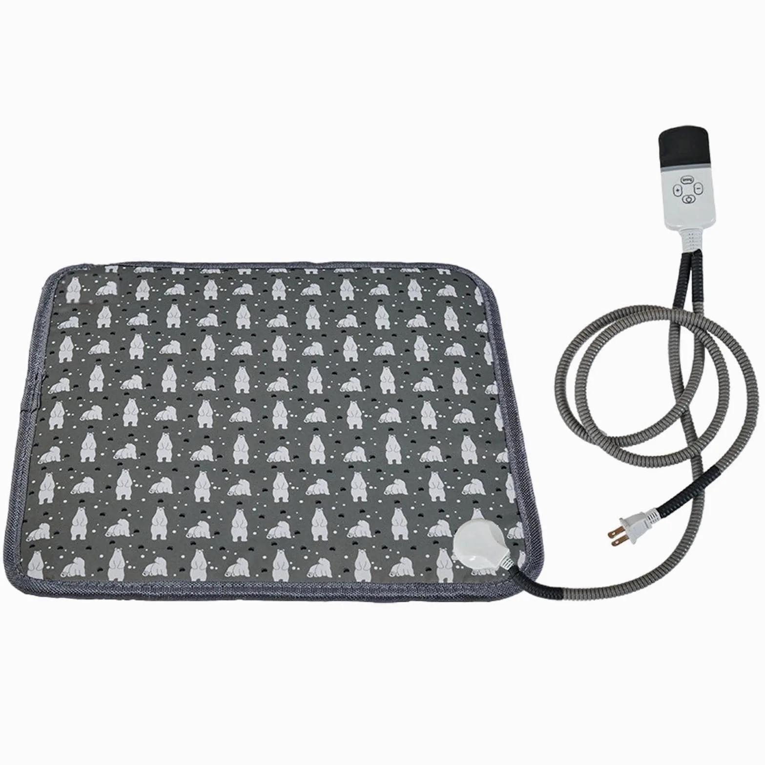 Tapis Chauffant Pour Chat Électrique Imperméable 9 Réglages de Température | Tapis et Couverture Chauffants pour Petits Chiens pour Petits et Grands Chiots Chatons Intérieur et Extérieur