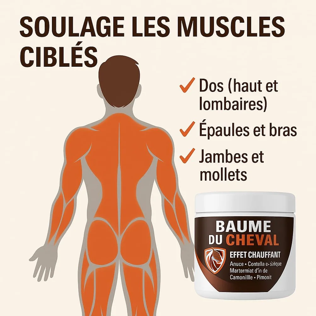 Baume du Cheval Extra Fort 500 ml – Crème Corporelle Régénérante aux Herbes pour Muscles et Articulations – Soulagement Vitalisant pour le Corps – Format Maxi – Dragon