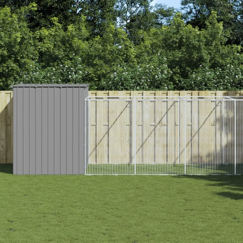 Niche pour chien gris clair 214x661x181 cm