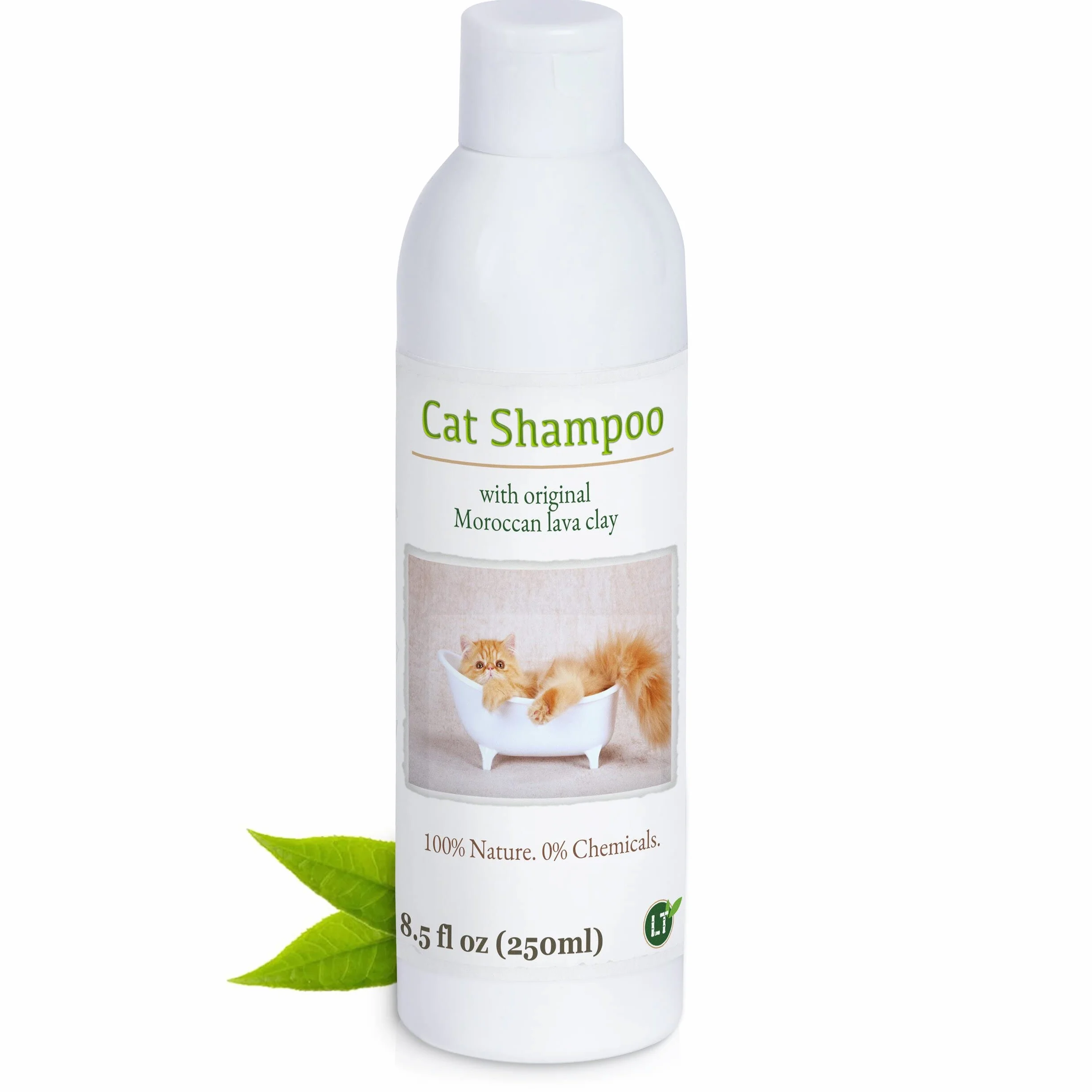 Shampoing pour chat bio hypoallergénique anti-démangeaisons au ghassoul marocain 250 ml