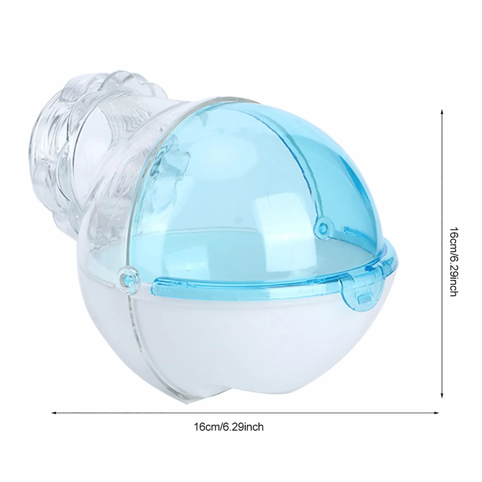 KIMISS Cage Métallique pour Hamster avec Bac à Sable de Bain – Bac à Litière pour Salle de Bain pour Petits Animaux | Idéal pour Les Hamsters, Les Souris et Autres Petits Rongeurs (Blue)