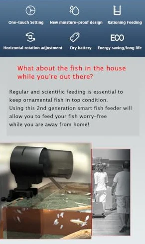 Mangeoire automatique pour poissons koï 4,5 L batterie étang extérieur