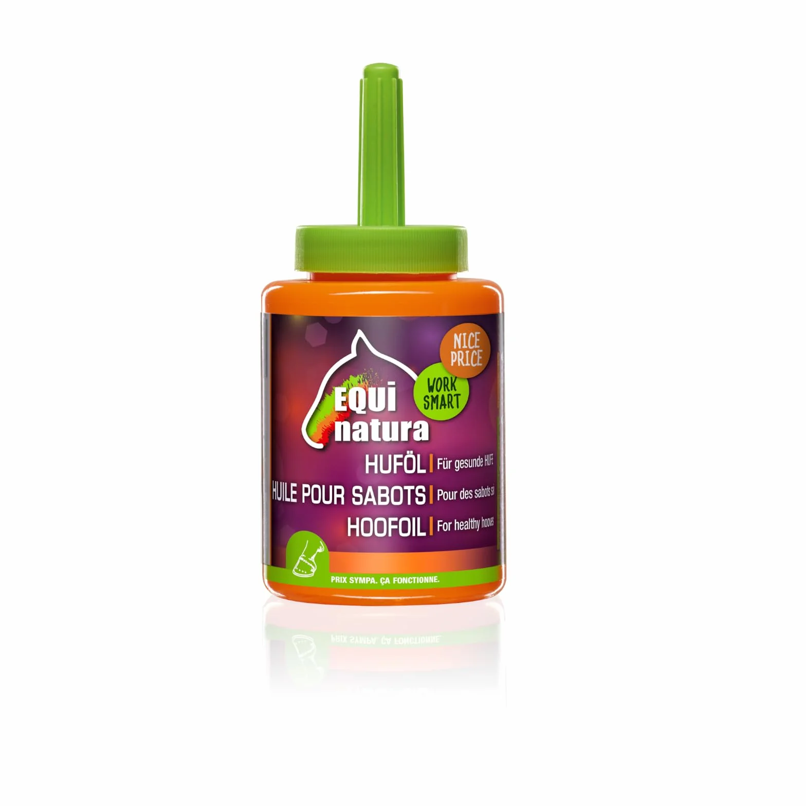 EQUINATURA Huile pour Sabots avec Pinceau 450 ML