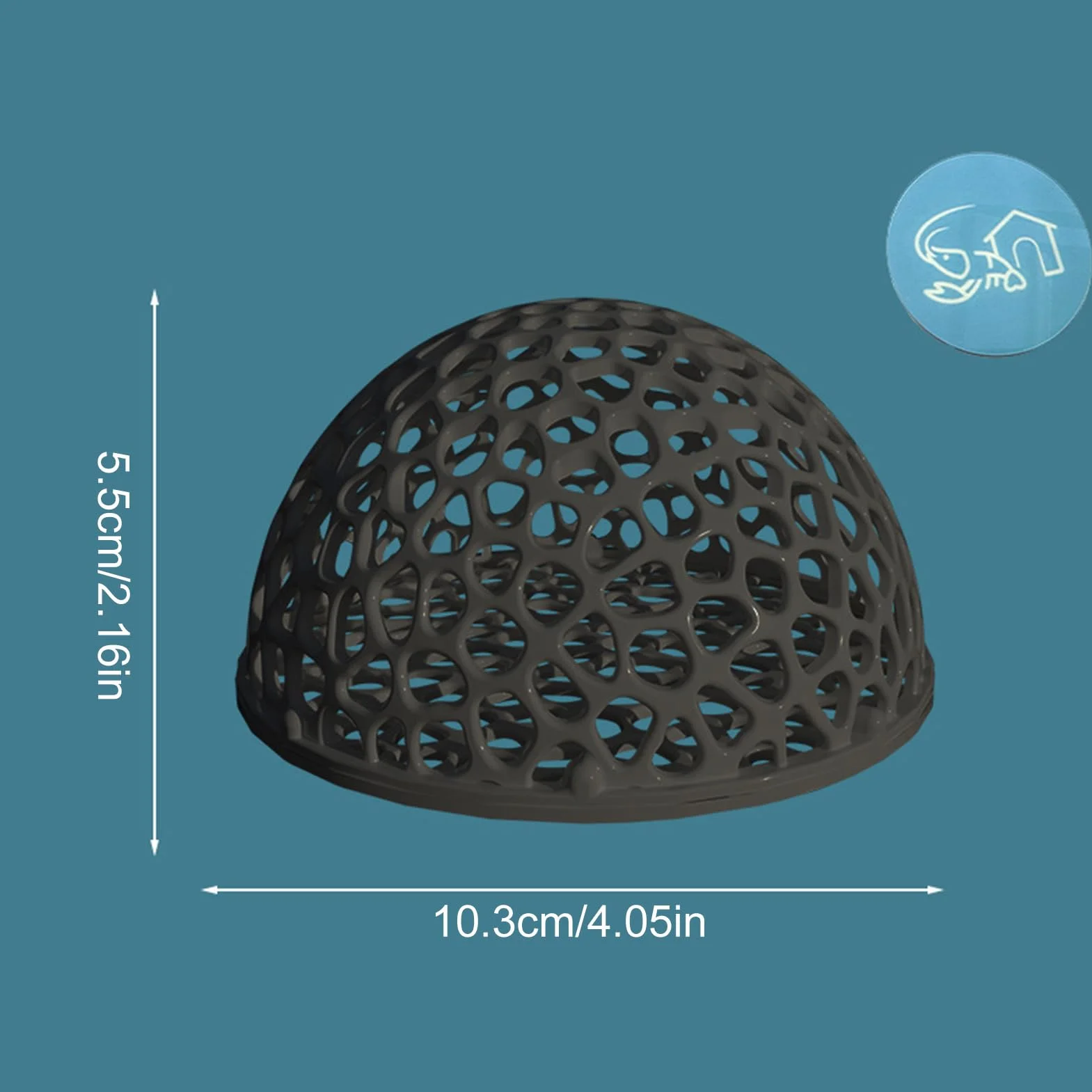 Grotte d'aquarium en résine naturelle aspect roche, abri durable pour poissons, décoration d'aquarium creux, cabane d'élevage | grotte de repos immergée pour crevettes, tortues, betta, cachette de