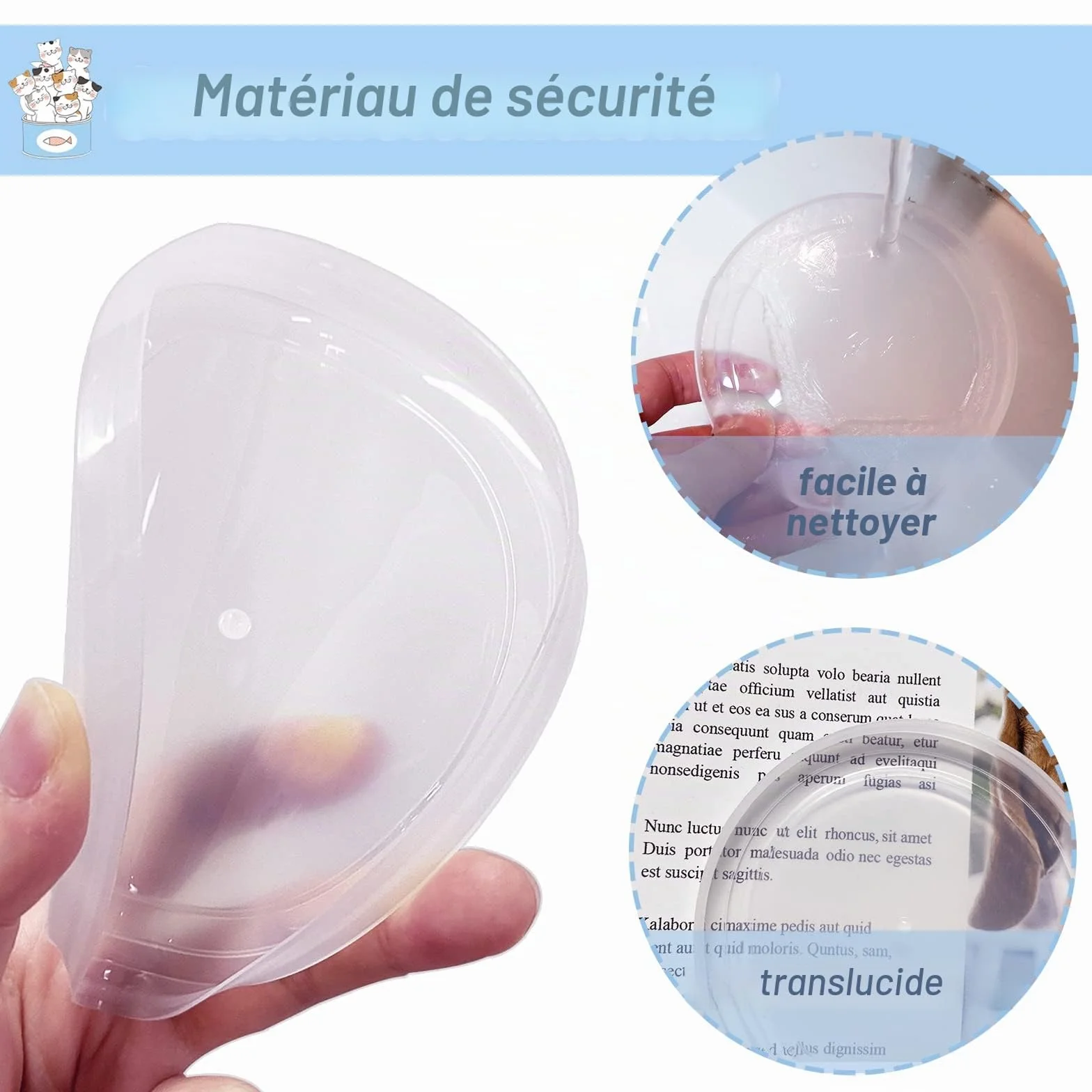 Couvercles de boîte de conserve 101 mm 75 mm Lot de 10 pour 800 g 400 g 200 g