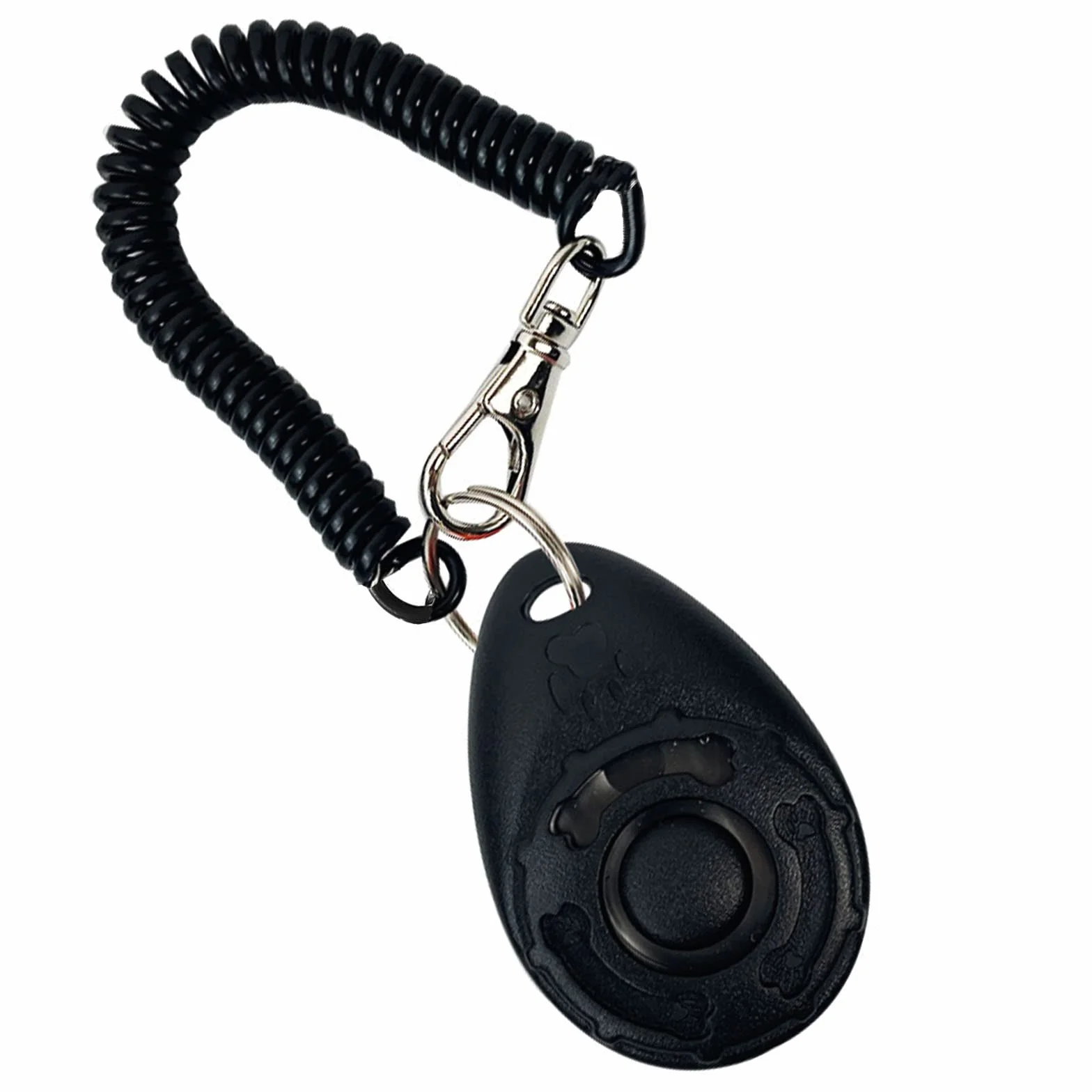 1 Pièce clicker Chien Dressage,clicker Chien,clicker,cliqueur pour Chien,Clicker de Chien avec Grand Bouton,Dressage pour Chien d'entraînement,pour Chiens Animaux Cheval,Chat,Chien(Noir)