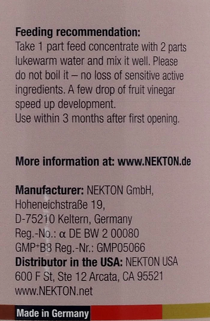 Nekton DROSOPHILA CONCENTRATE 1000 g
