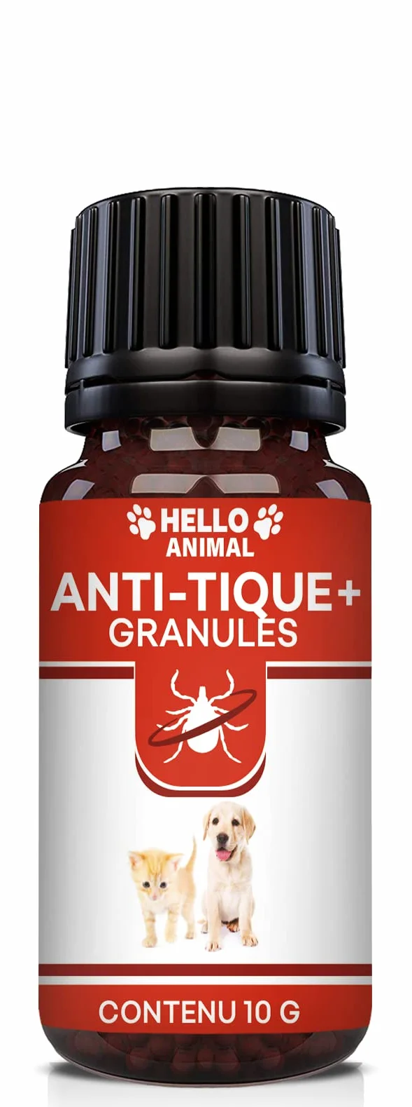 HelloAnimal Anti-Tique granules pour Chien et Chat Contre tiques 10g