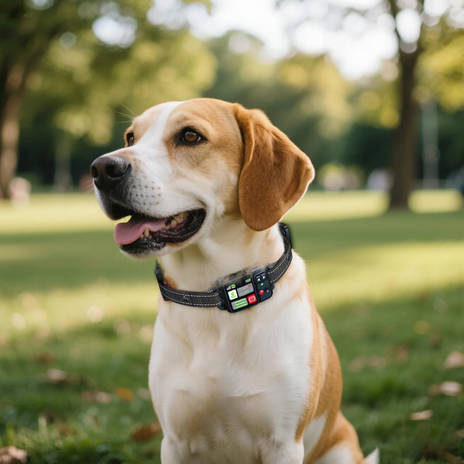 Clôture pour chien sans fil avec collier jusqu'à 2000 m noir