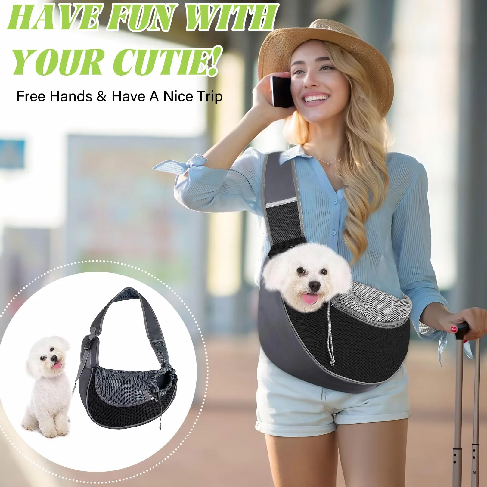 Herbst Hundetragen Sac à Dos pour Chien Voyage Extérieur