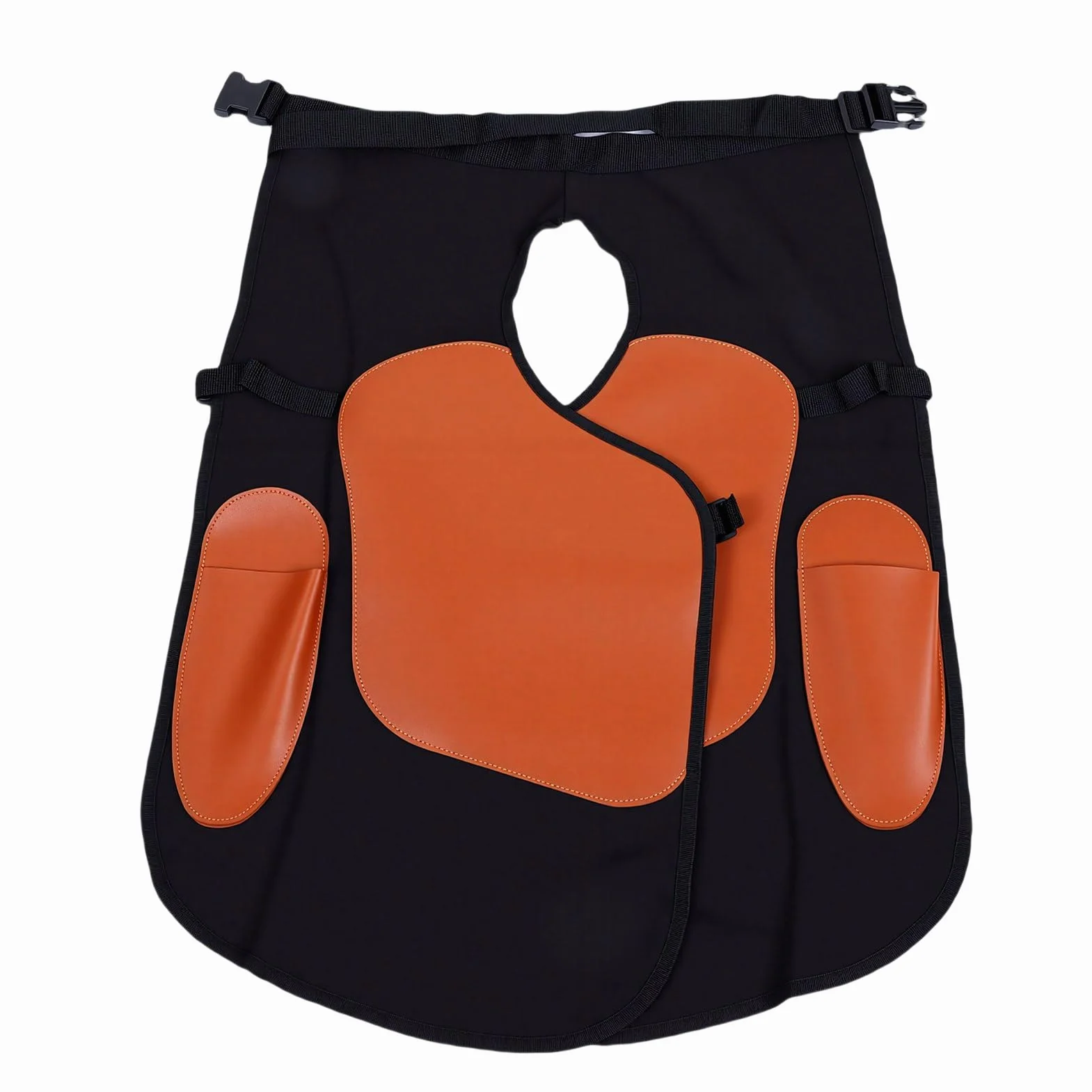 Naroote Tablier de Maréchal-ferrant Réglable avec Aimant Puissant, Rangement D'outils pour Ferrer Les Chevaux, Tablier de Maréchal-ferrant en Toile Noire pour Maréchaux-ferrants, 55,0 X 26,0 Pouces