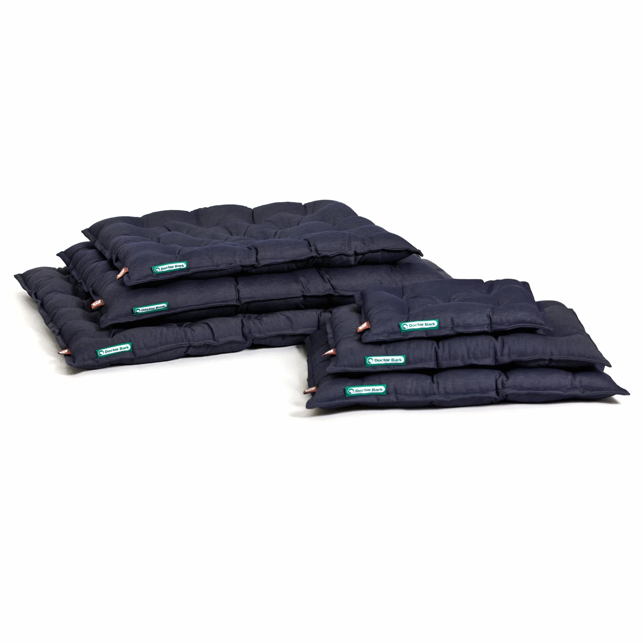 Doctor Bark Coussin pour Chien Urban Lit Orthopédique pour Chiens de Grande Taille 90x70 cm Bleu Royal