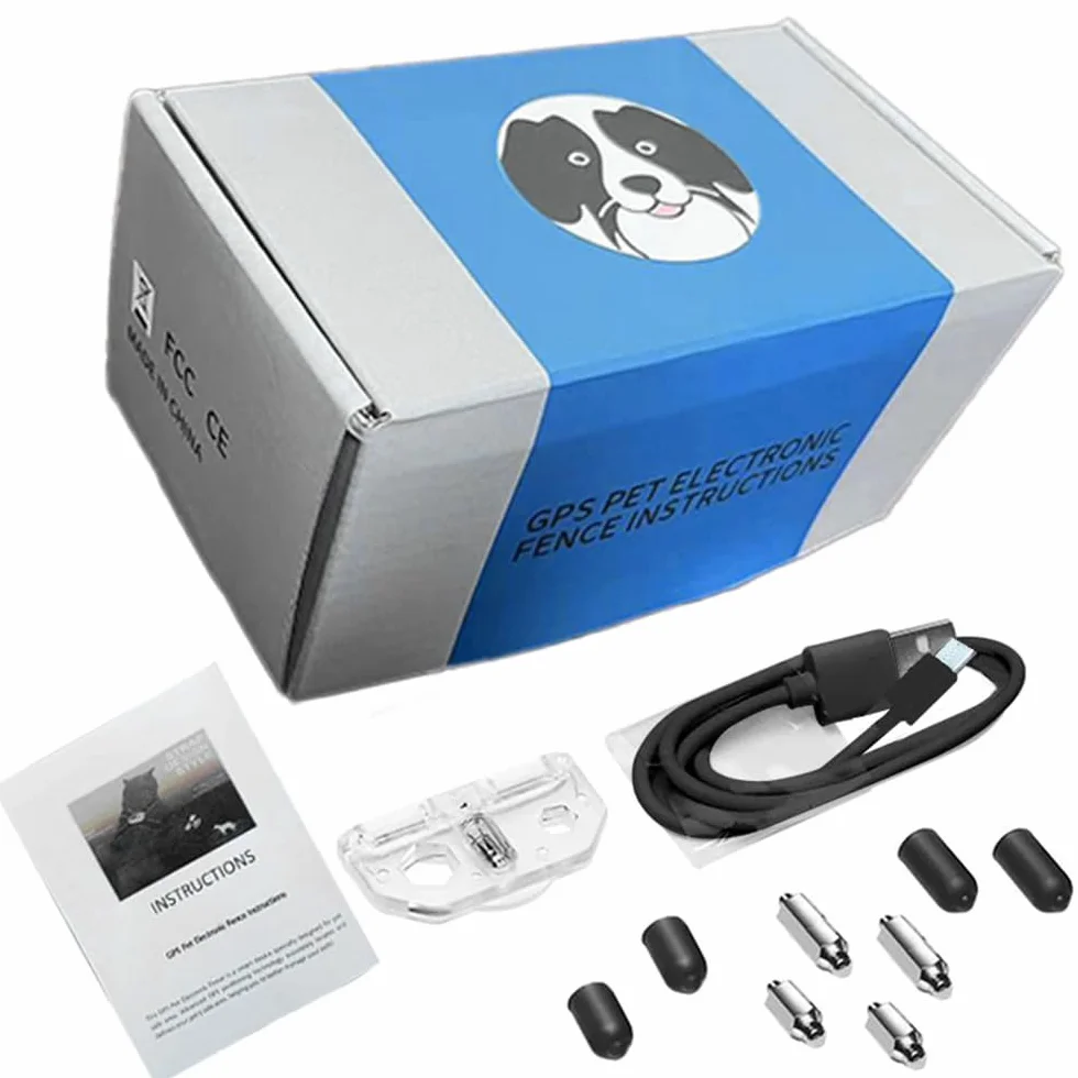 Pilipane GPS Wireless Dog Fence avec 3 Modes de Formation Système de Clôture Rechargeable pour Animaux de Compagnie