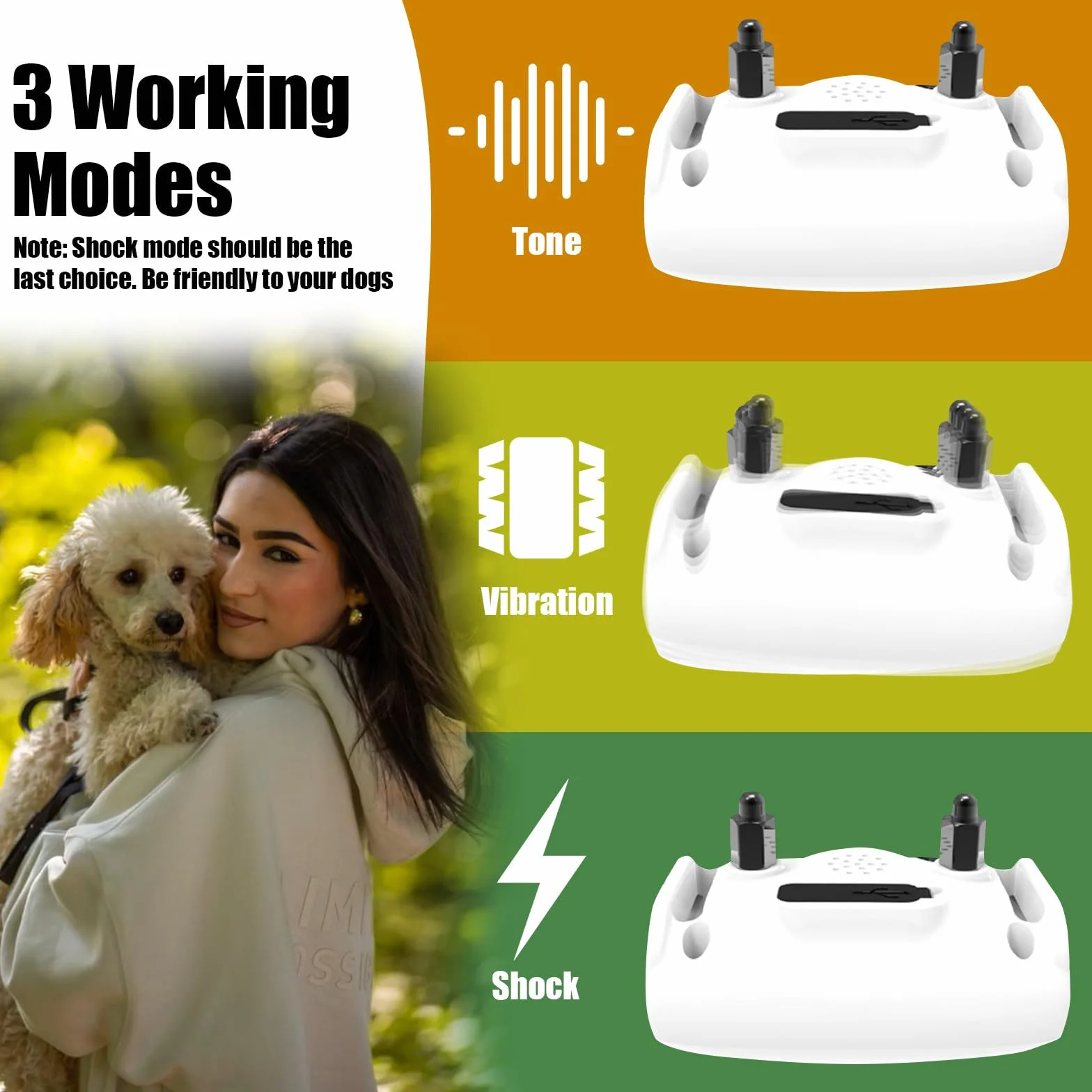 Cloture Electrique pour Chien, Collier Anti Fugue sans Fil GPS, Étanchéité IP67, Rayon 20-800m