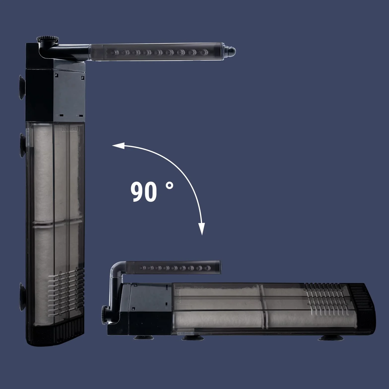Dennerle Nano Filtre d'angle 30-60 litres Puissant Silencieux Compact