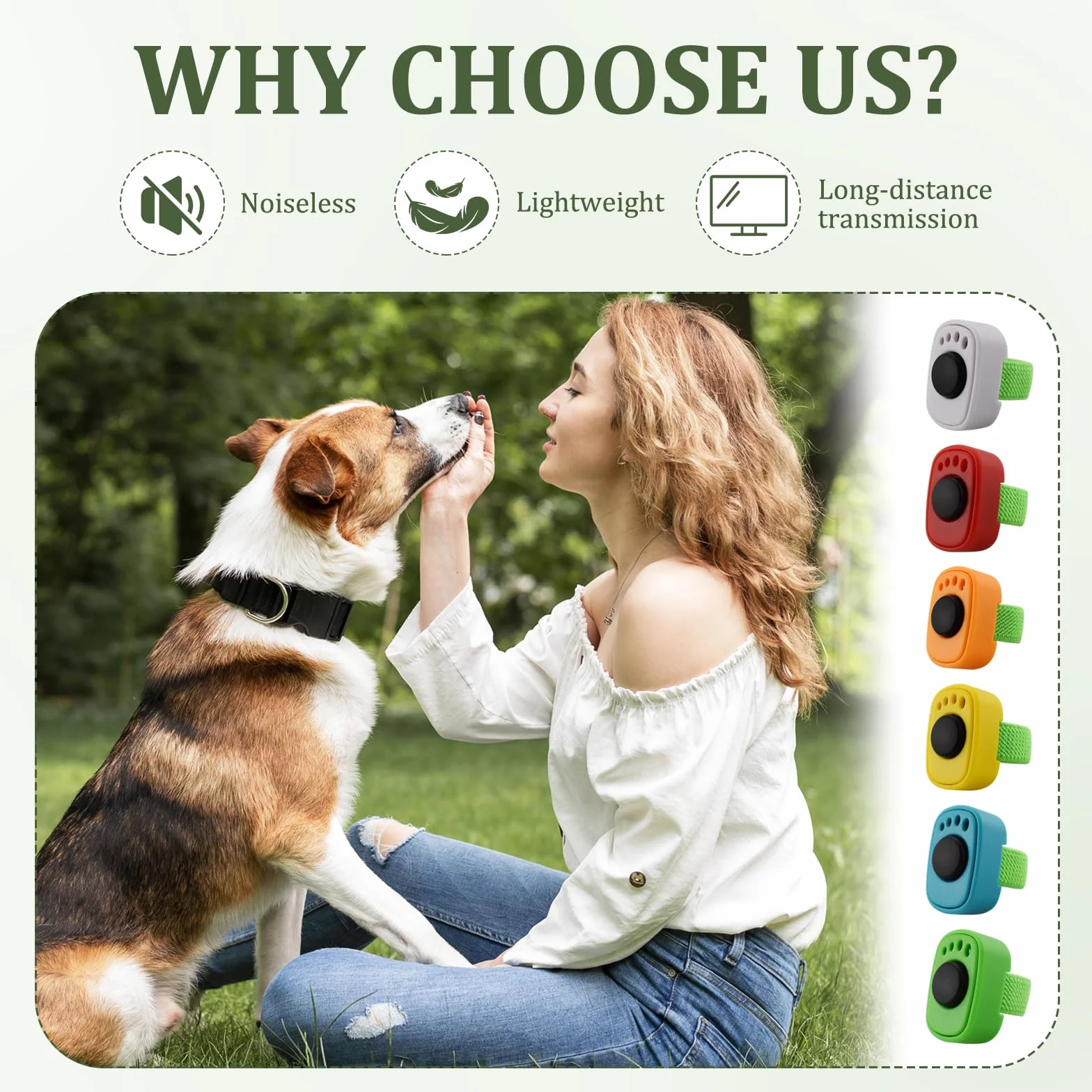 6 Pcs Clicker Chien Dressage,Clicker Chat Chien,Clicke Anneau Pour Doigt Animaux Compagnie Avec Dragonn,Accessoire Pratique Pour Entraînement Canin,Adapté Entraînement Chiens,Chats Chevaux(6 Couleurs)