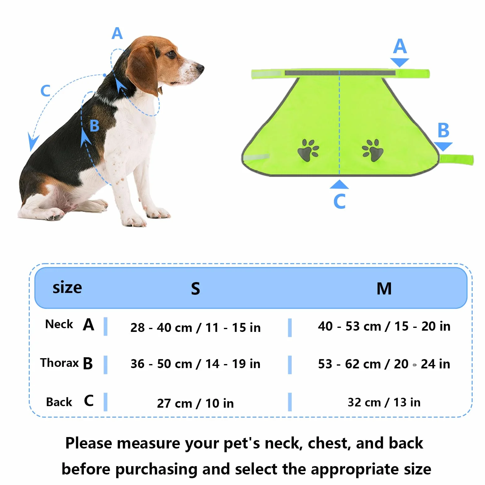 2 Pièces Gilet de Sécurité Réfléchissant pour Chien, Gilet Jaune Ajustable Chien, Haute Visibilité Veste Réfléchissant Vest de Sécurité Veste d'animal de Compagnie pour Jour et de Nuit (S)