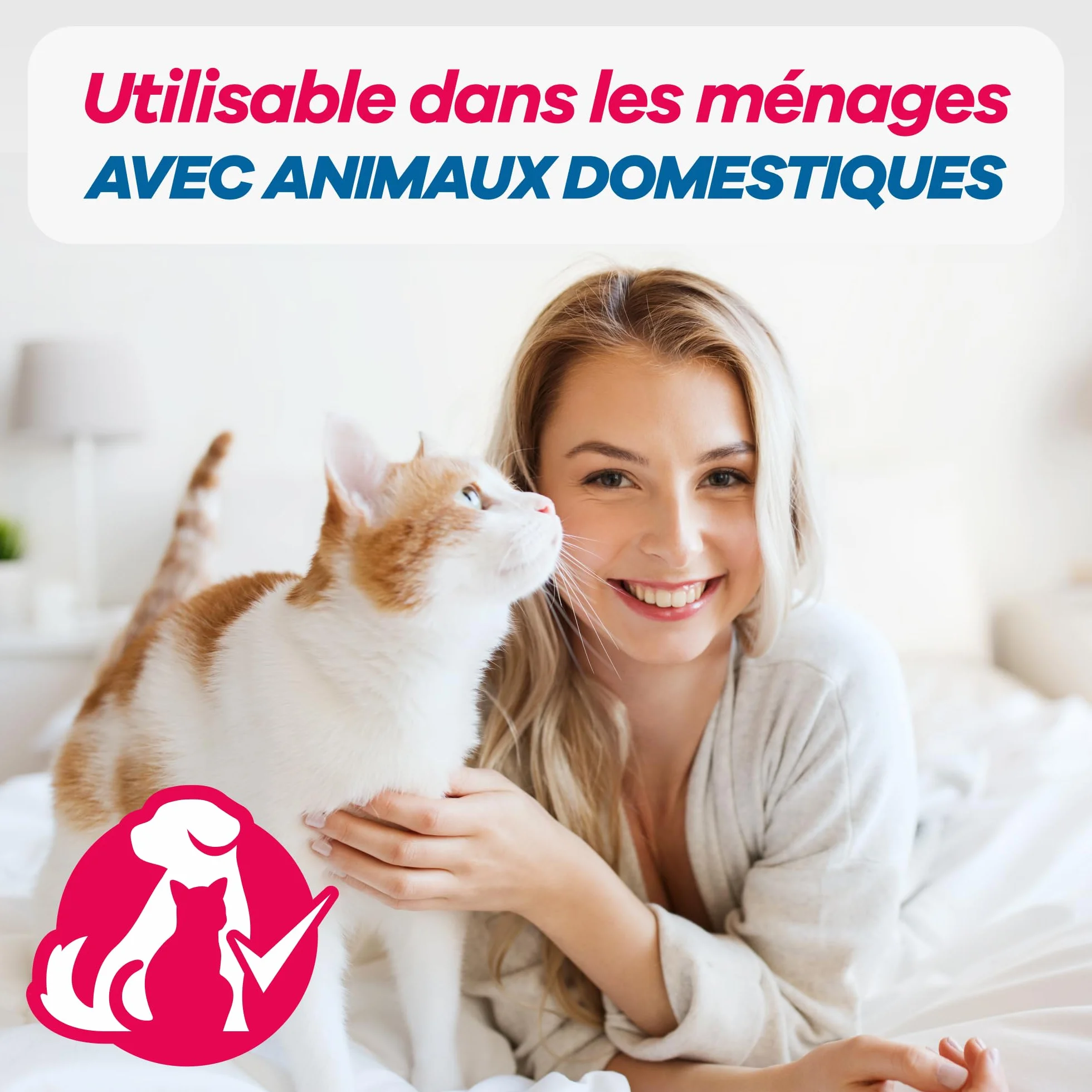 GEROBUG Spray Anti puces Maison 500 ML - Anti-puces pour Meubles, Textiles, Lits, Chiens