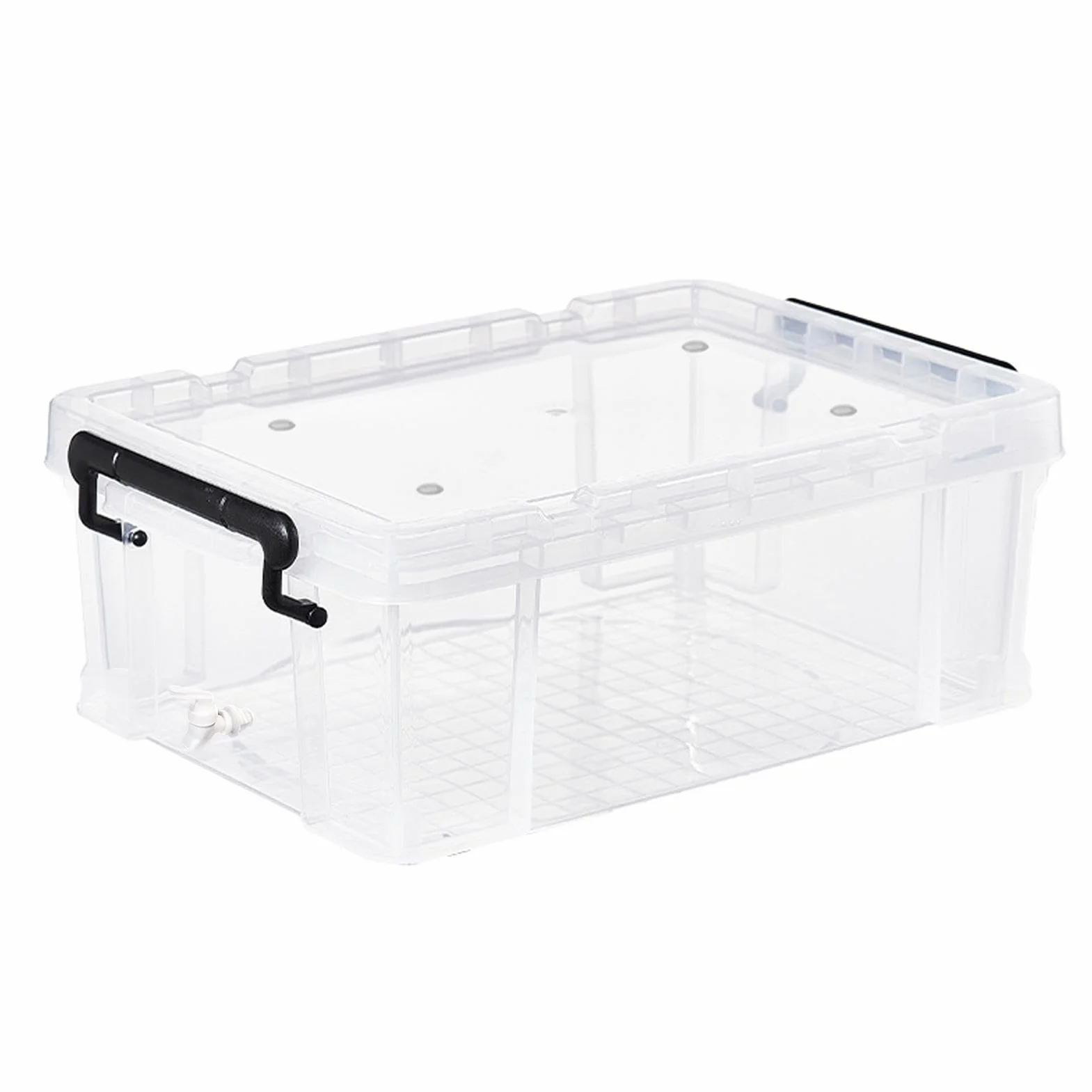 Bac Transparent pour Tortues Enclos de Repos pour Maison Appartement Bureau