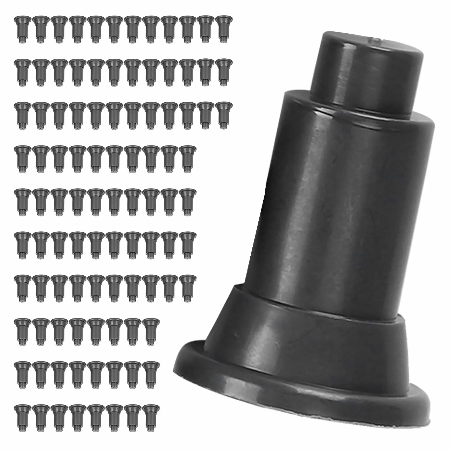 KIMISS Fish Tank Divider Support Feet 100pcs Aquarium Isolation Board Black