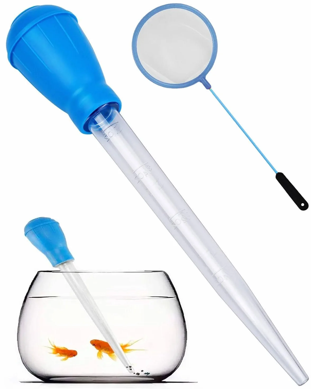 Multifunction Pipette 30 ml 28.5 cm pour Aquarium Nourrir Poissons Tortues