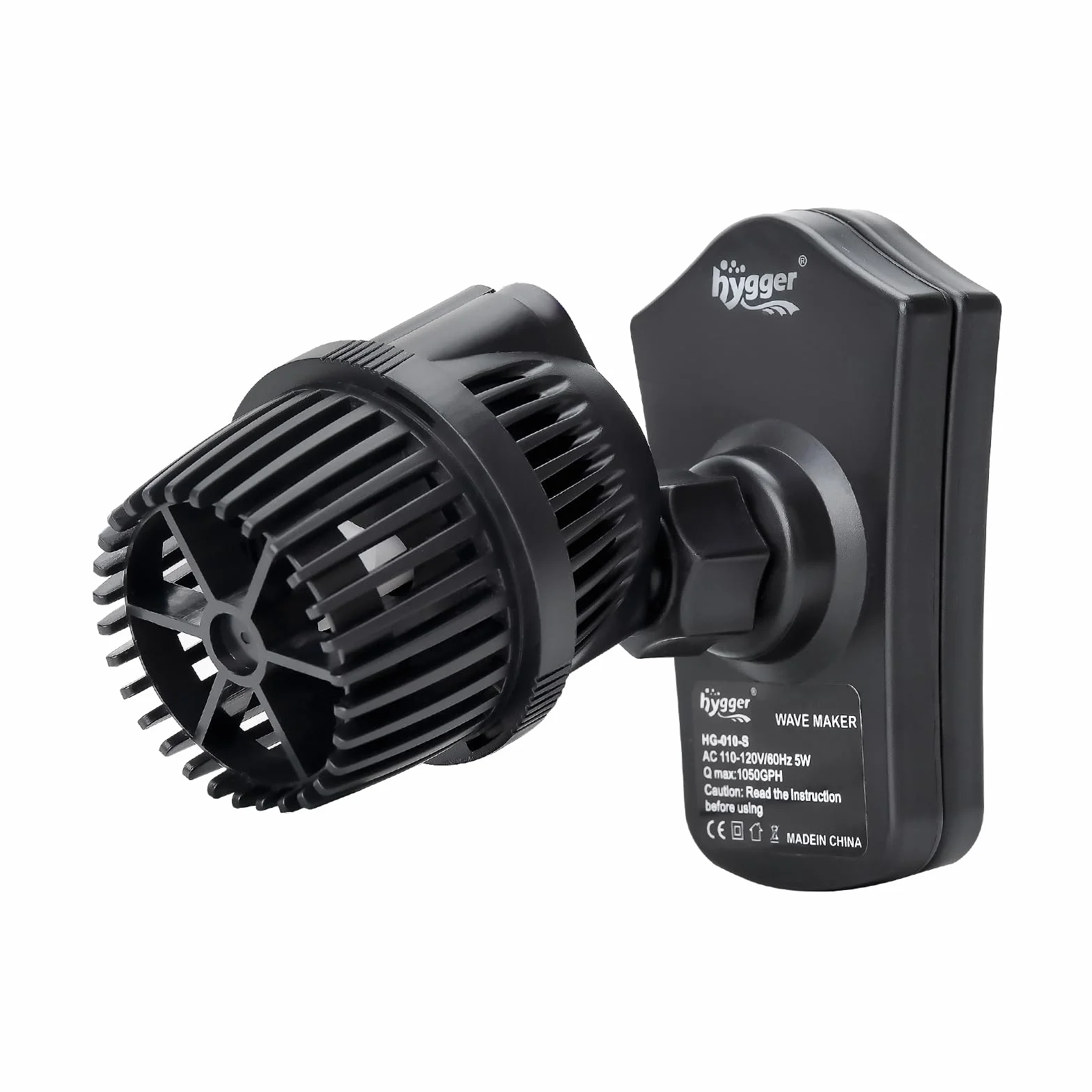 hygger 7875 LPH Pompe de Brassage Aquarium 360° Rotative 12W Wavemaker