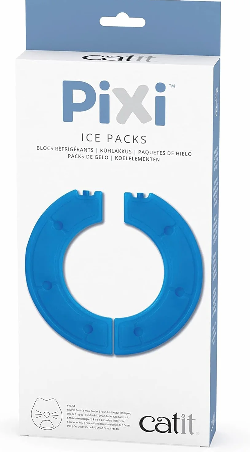 Catit CA Pixi Lot de 2 Blocs réfrigérants pour Aliments Bleu