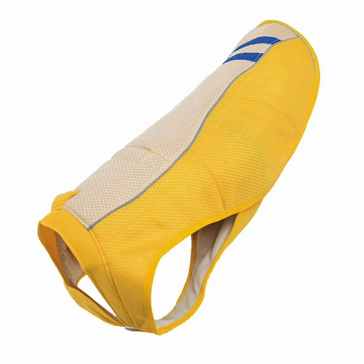 Gilet Rafraîchissant et Prévenant Le Coup de Chaleur pour Chien Jaune en Polyester Confortable et Fêtes du Weekend pour Parades D'été