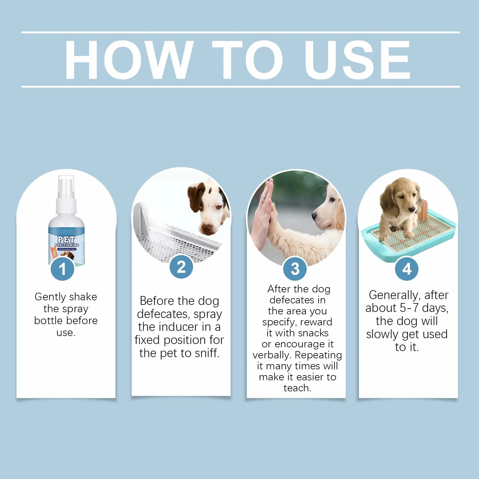 Spray Entraînement à la Propreté pour Chiens 50ML
