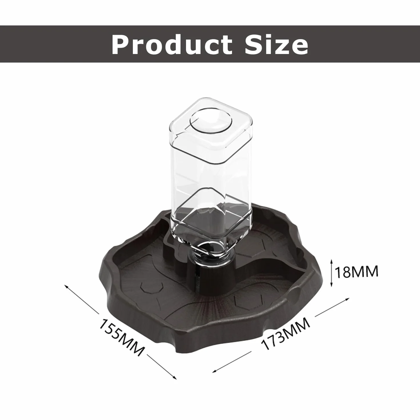JOYOLA Bol à Eau pour Reptile 2 en 1 Mangeoire Gamelle Tortue