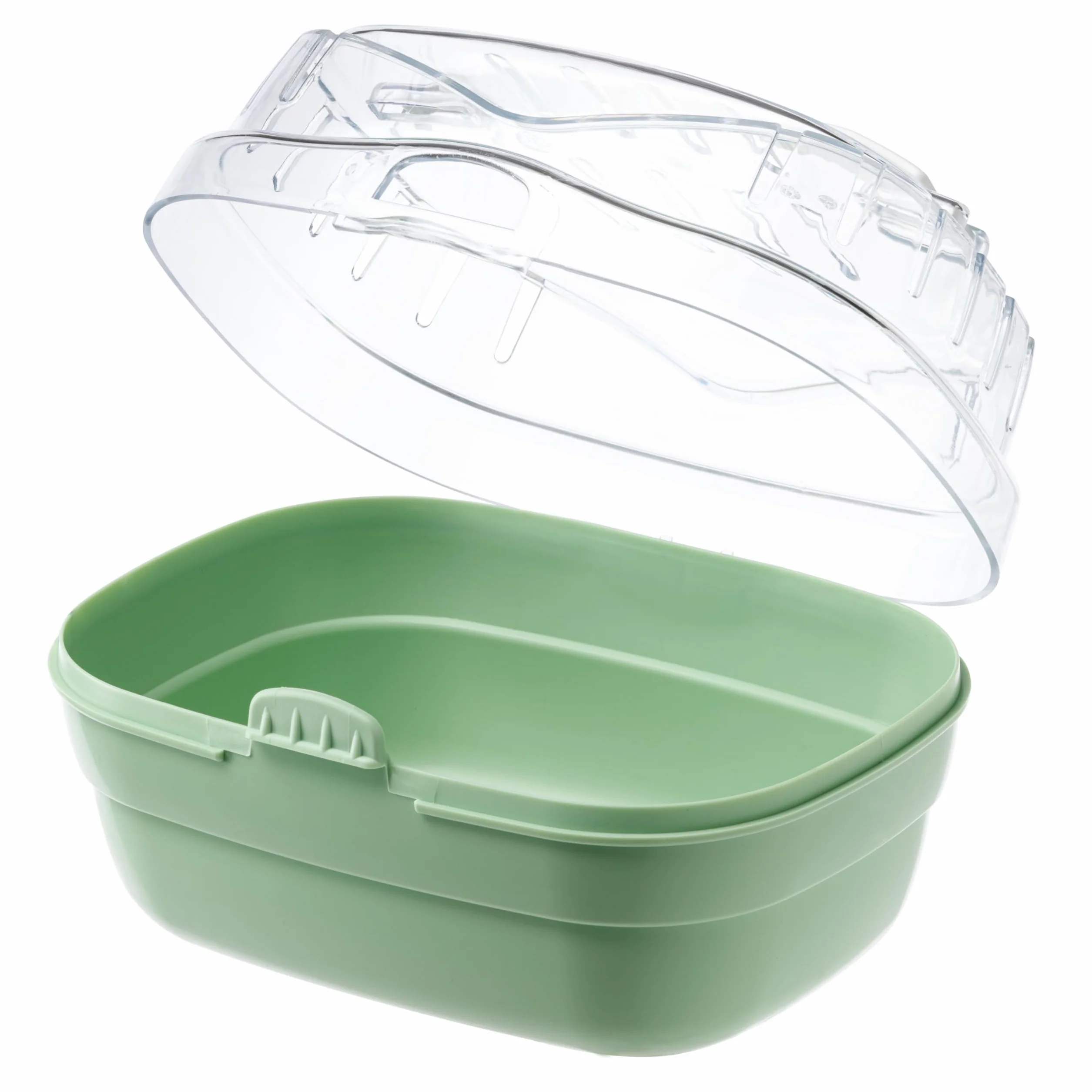 Ferplast ALADINO Petite Cage de Transport pour Hamsters et Petits Rongeurs, 20 x 16 x h 13,5 cm, Vert