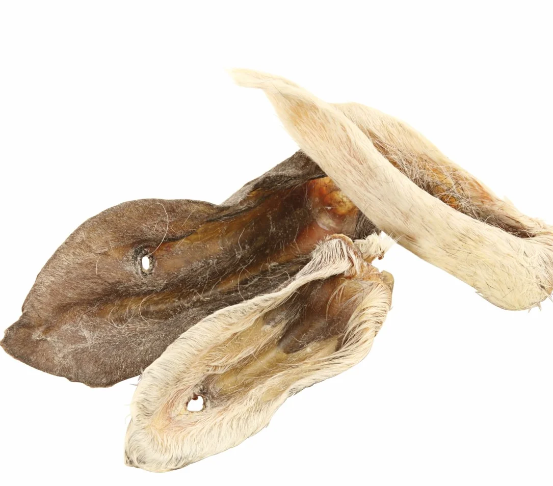 Dehner Wild Nature Chien à Oreilles avec Fourrure d'agneau, Naturel, 200 g