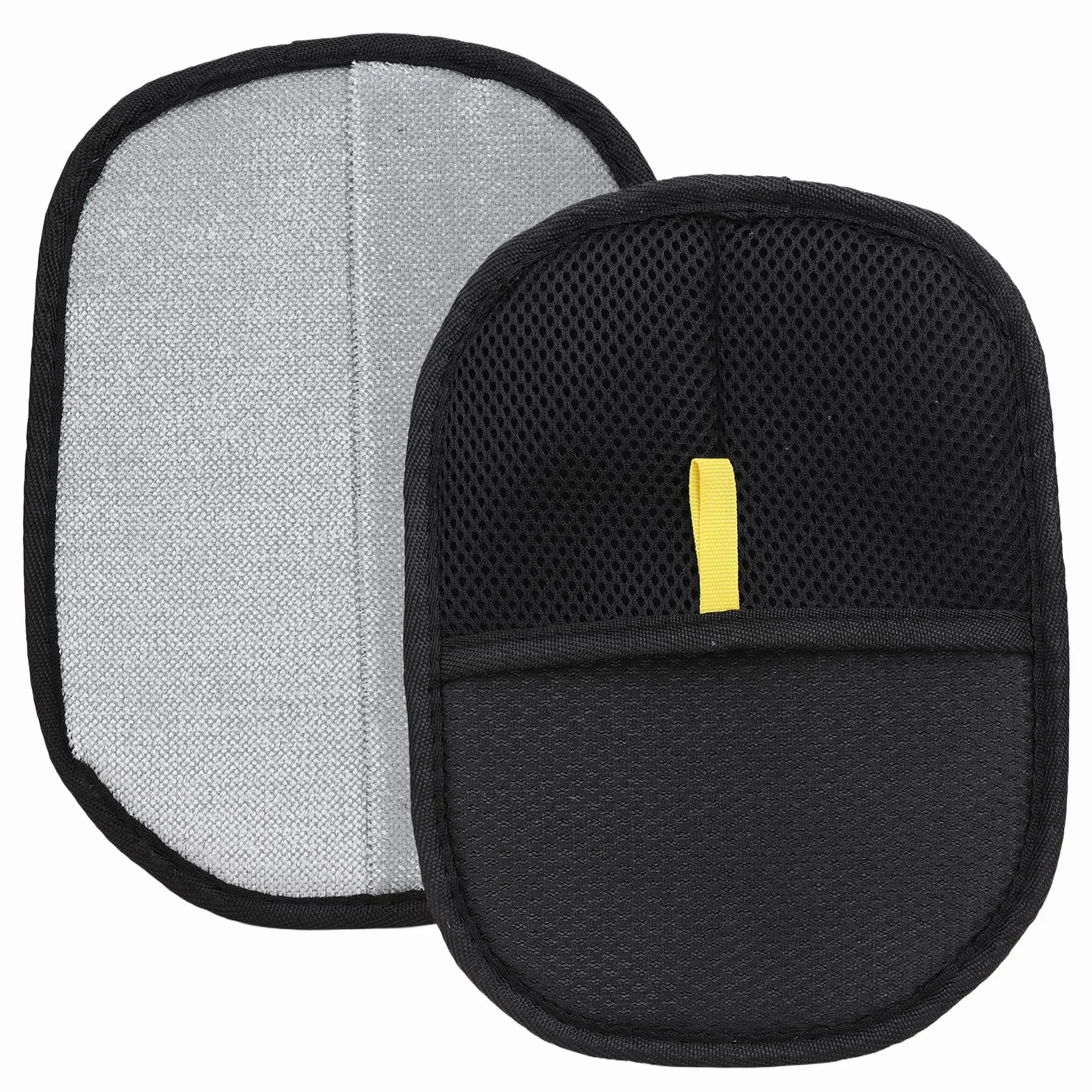Gant Anti Poils Animaux Antistatique Lavable pour Chiens Chats Toilettage Massage - Noir