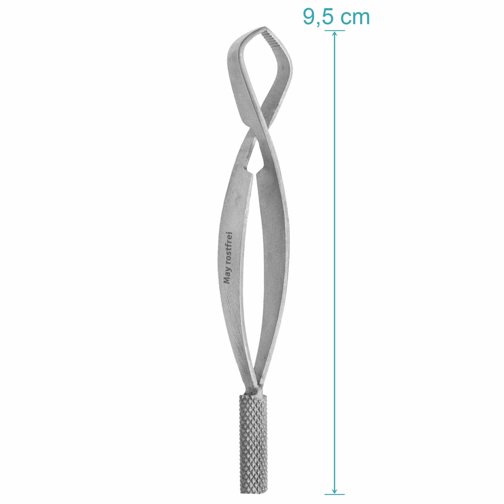 May Pince à Tiques Acier Inoxydable Autobloquante pour Chien & Chat – Pincette Professionnelle pour Retrait Sécurisé des Tiques – Inox & Précise