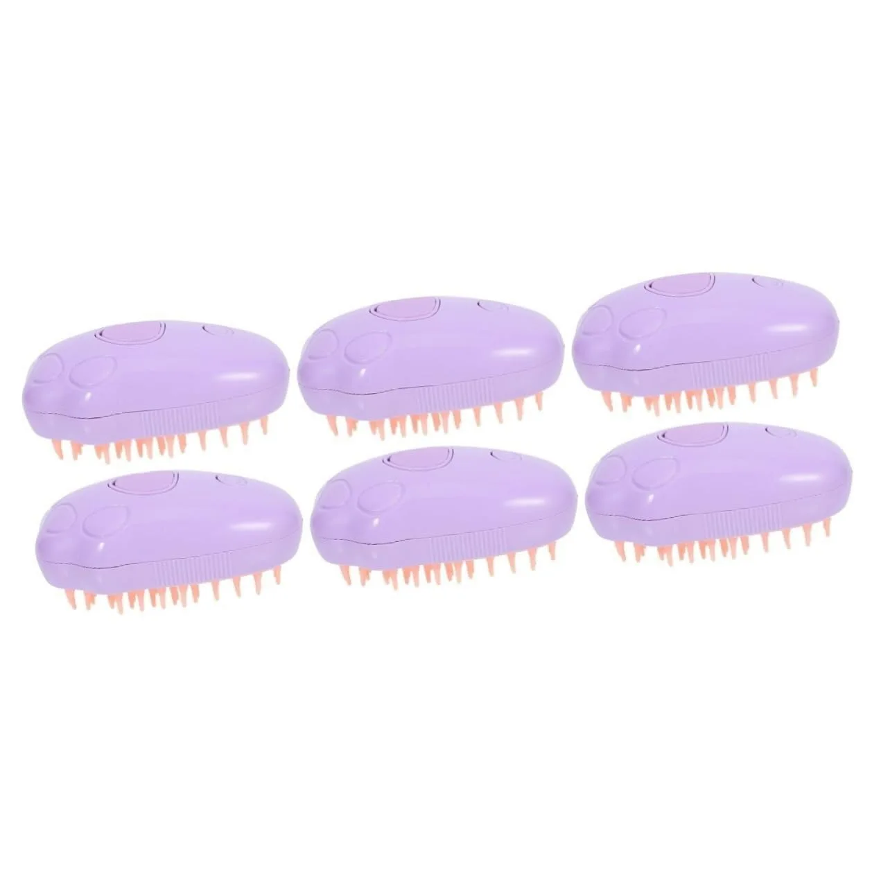 POLGDW Lot de 10 brosses à vapeur for chat - Brosse à vapeur for chat - Brosse de bain for chat - Brosse de douche for chat - Brosse de massage for animaux de compagnie - Brosse de bain for chien - Br