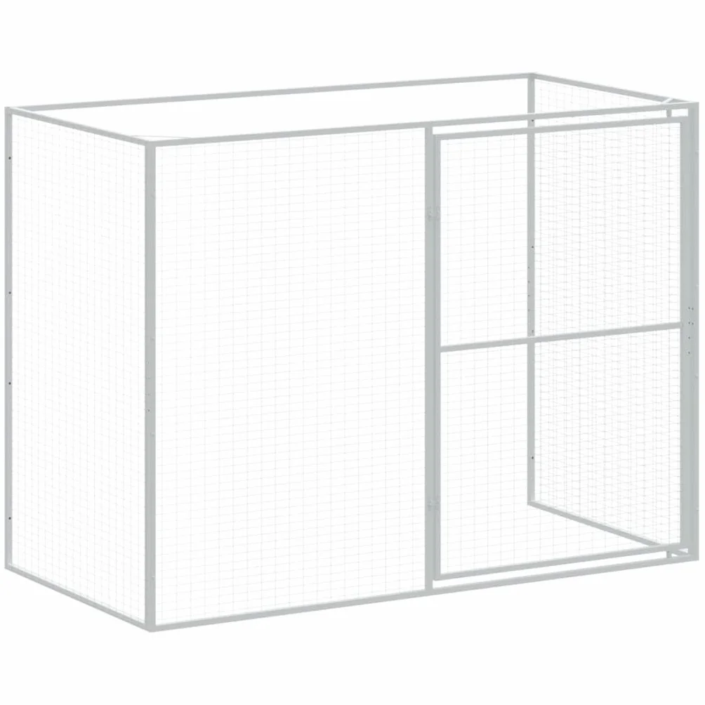 Niche pour chien gris clair 214x457x181 cm