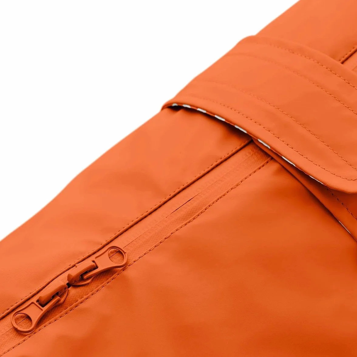 Hunter Manteau de Pluie Milford pour Chien, Orange, Coupe Ergonomique, Protection optimale, réglable, Fermeture éclair, Facile d'entretien