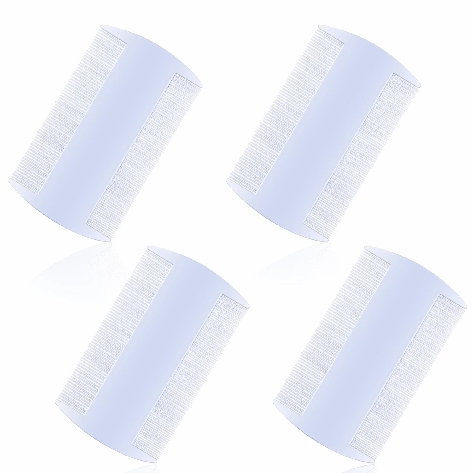 Peignes Anti-Poux Lentes Dents Fines Double Face Élimination Efficace Enfants Adultes Animaux Anti-Puces Tiques
