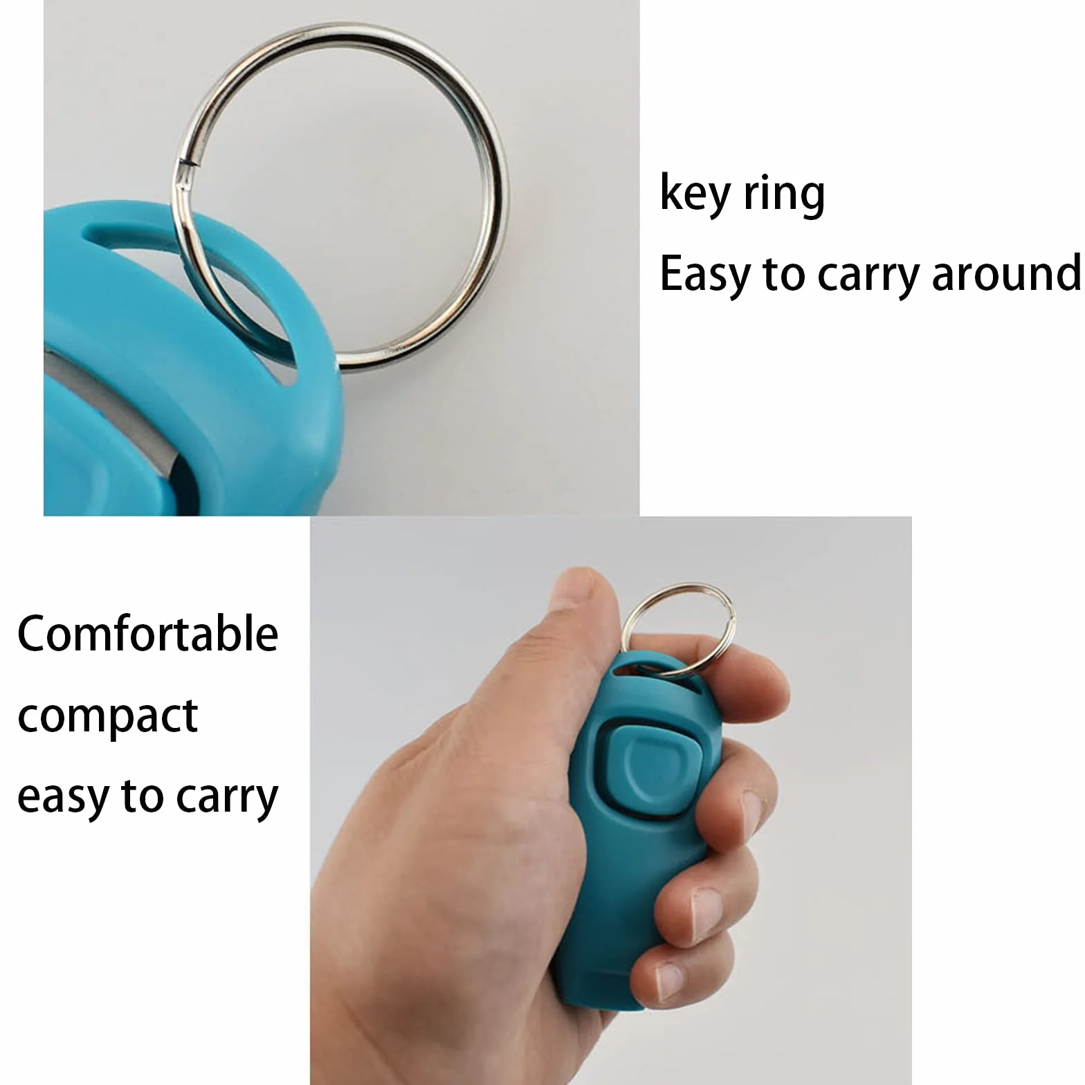 Clicker et sifflet 2 en 1 pour chien et chat Rouge
