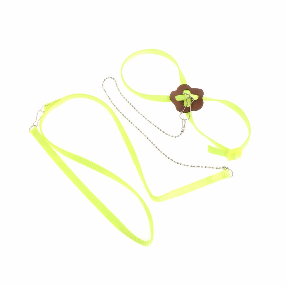 Harnais pour perroquet en nylon réglable anti-morsure pour petits oiseaux canaris conures