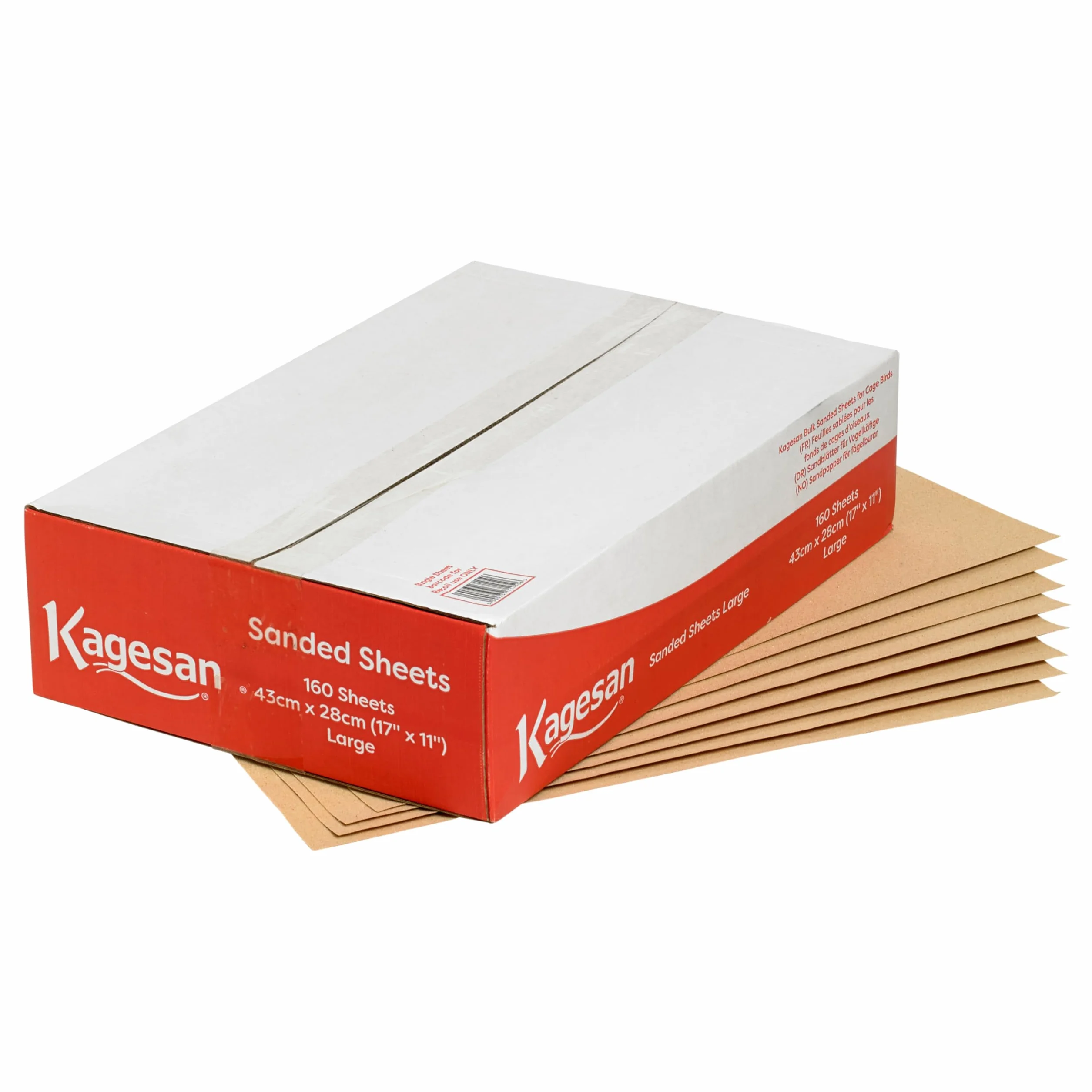 Feuilles abrasives Rouge 43 x 28 cm