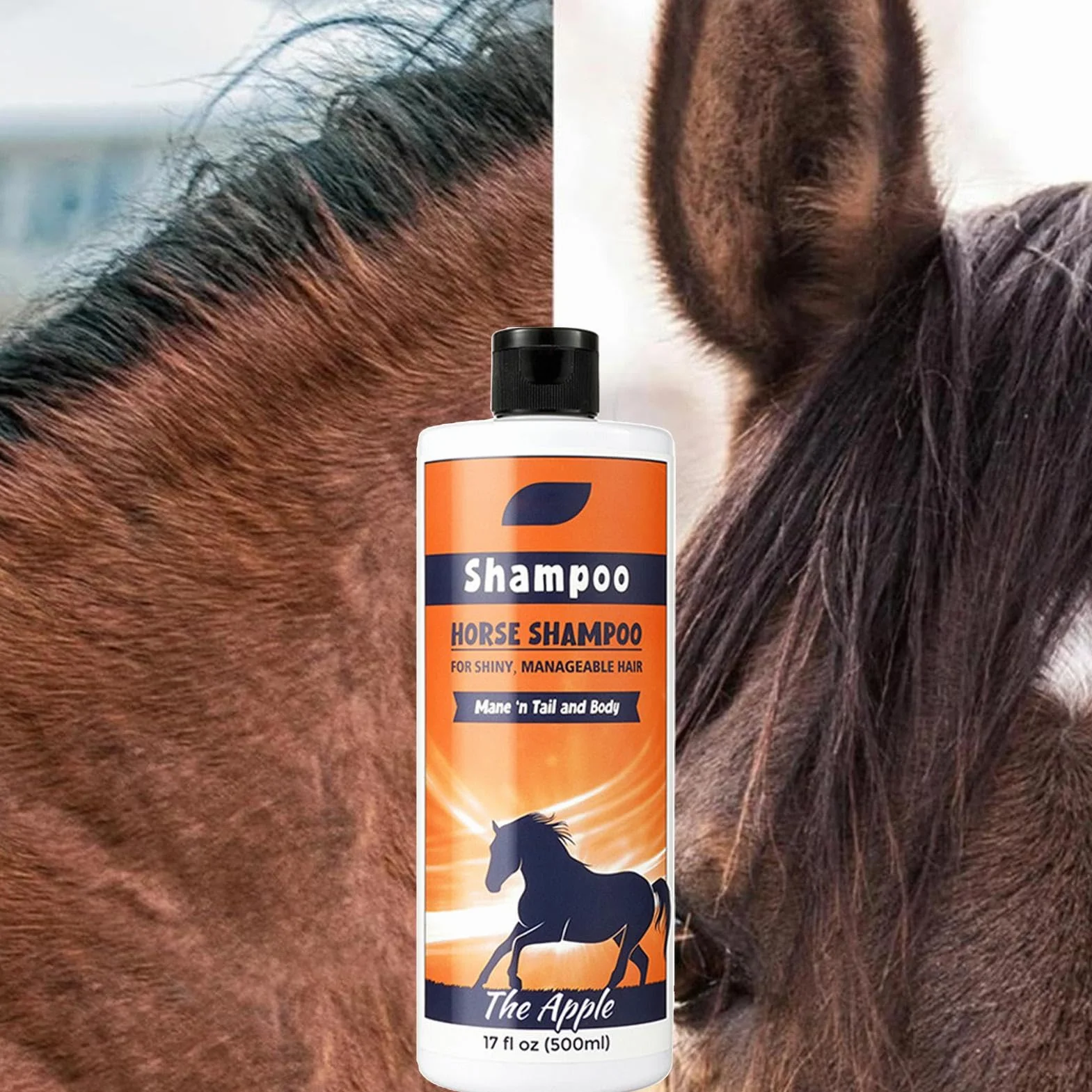 Shampooing pour crinière et queue de cheval 500 ML - Nettoyant nourrissant pour manteau