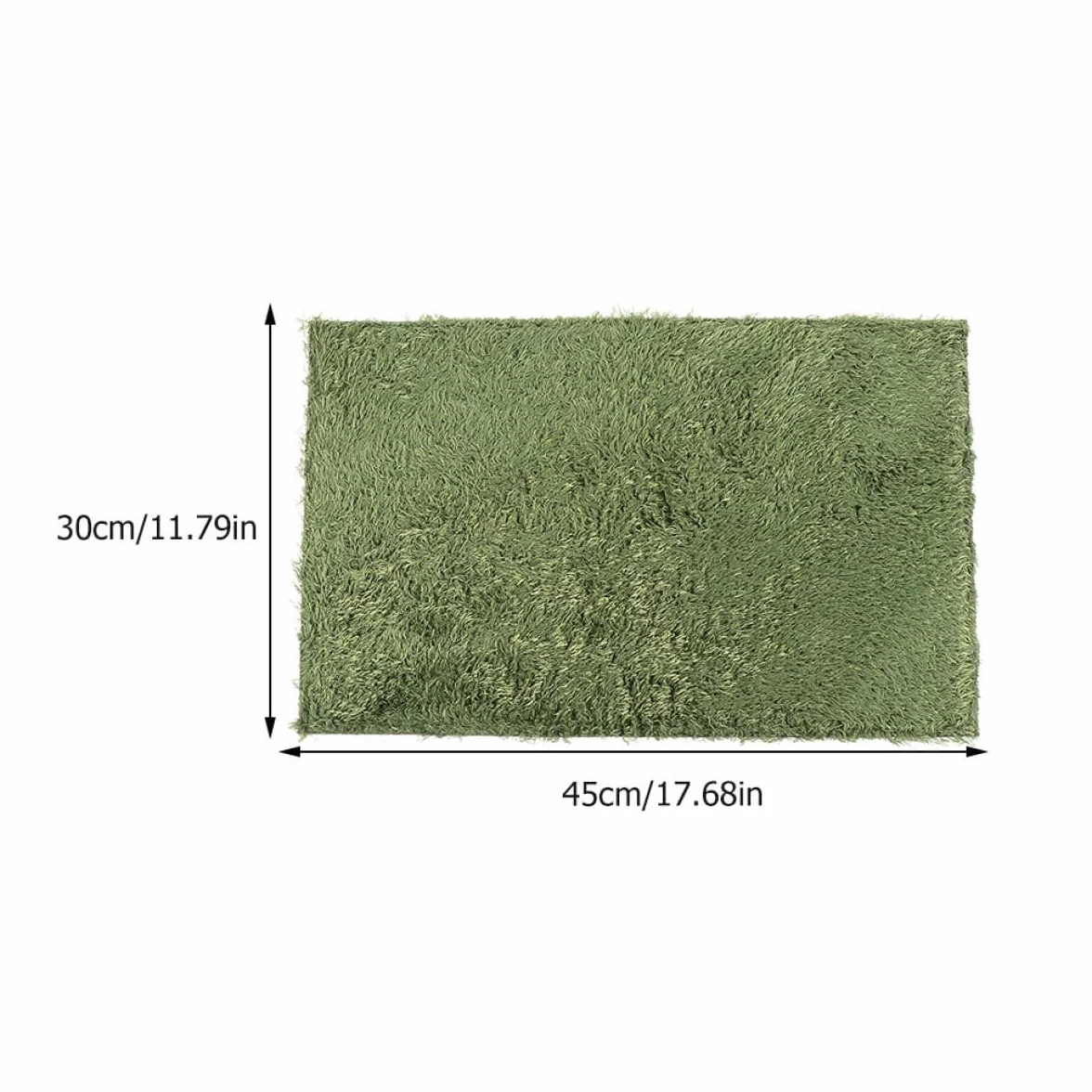 Tapis Gazon Artificiel Décoratif en Coton Respirant et et Super Confortable pour Reptiles et Tortues pour Terrarium Habitat Humide
